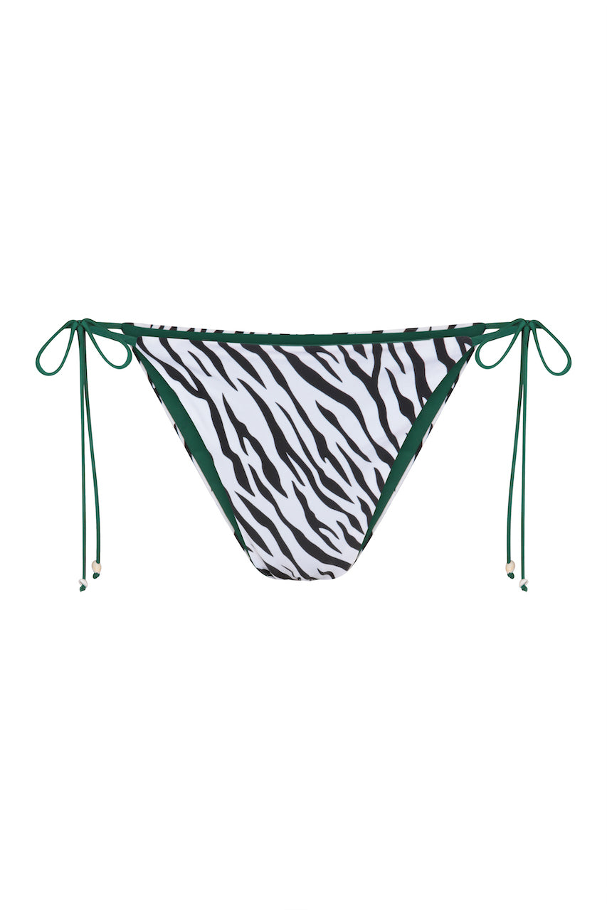 Fuller bust Seychelles Reversible Triangle bikini top - Tiger